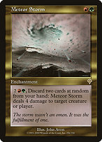 Magic the Gathering Card - Meteor Storm - MTG Circle