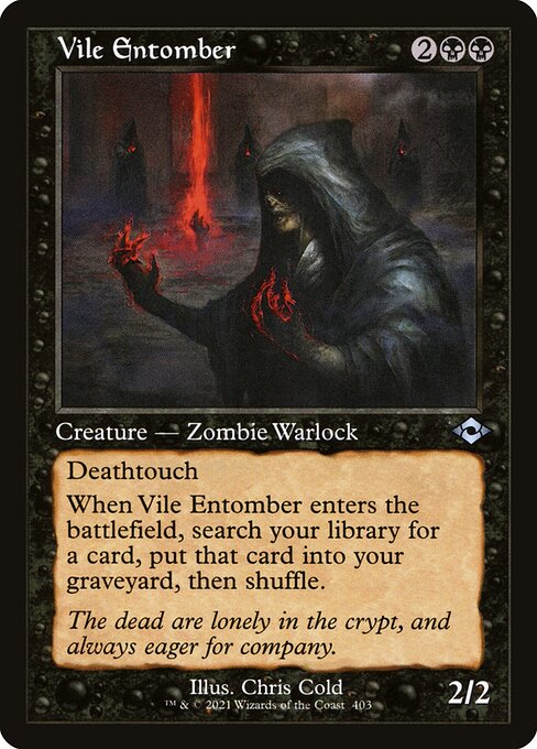 Magic the Gathering Card - Vile Entomber - MTG Circle