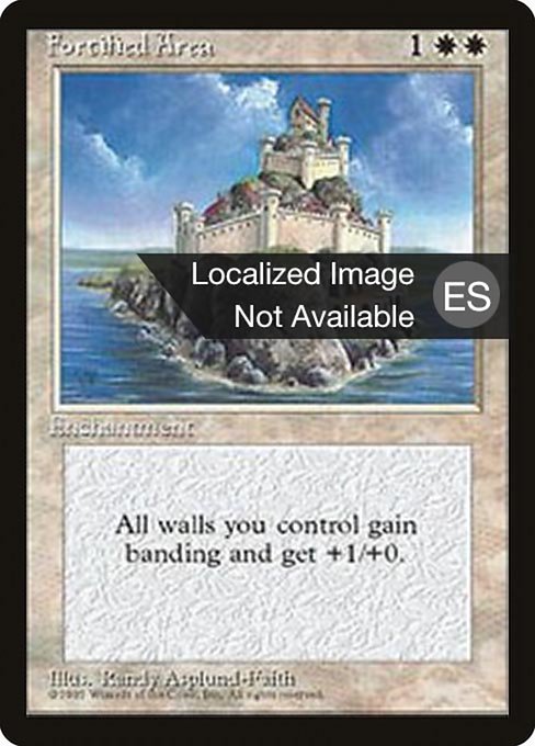 Magic the Gathering Card - Fortified Area - MTG Circle