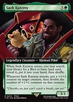 Magic the Gathering Card - Sazh Katzroy - MTG Circle