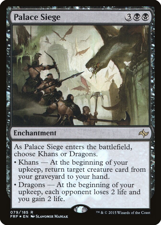 Magic the Gathering Card - Palace Siege - MTG Circle