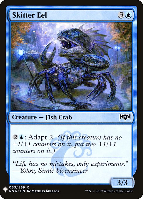Magic the Gathering Card - Skitter Eel - MTG Circle
