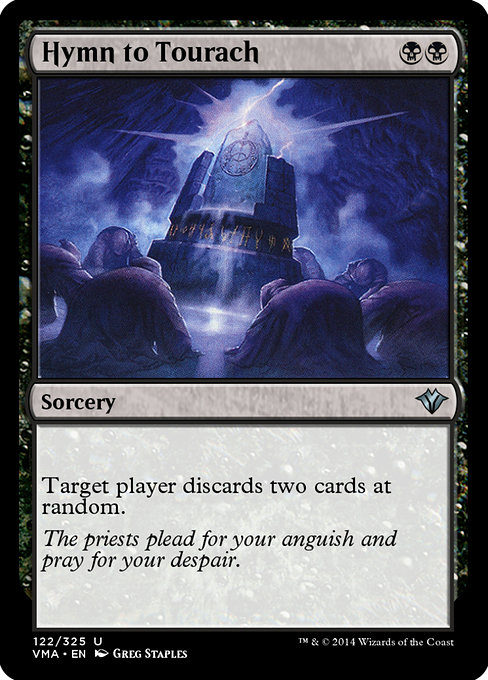 Magic the Gathering Card - Hymn to Tourach - MTG Circle