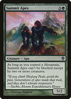 Magic the Gathering Card - Summit Apes - MTG Circle