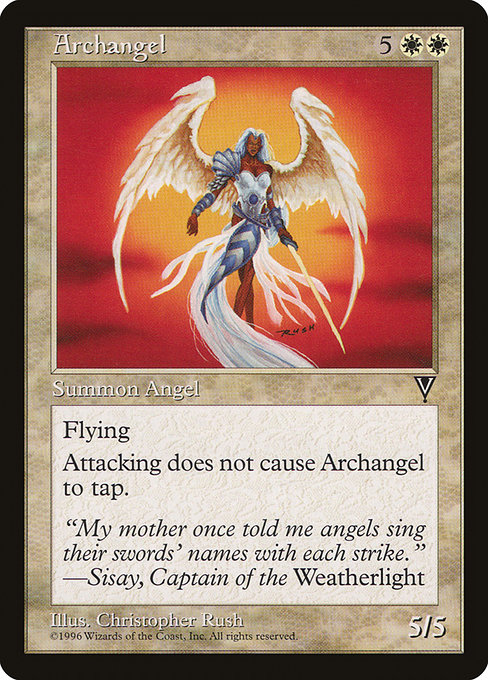 Magic the Gathering Card - Archangel - MTG Circle