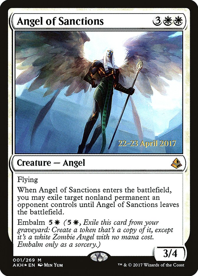 Magic the Gathering Card - Angel of Sanctions - MTG Circle