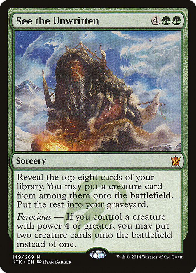 Magic the Gathering Card - See the Unwritten - MTG Circle