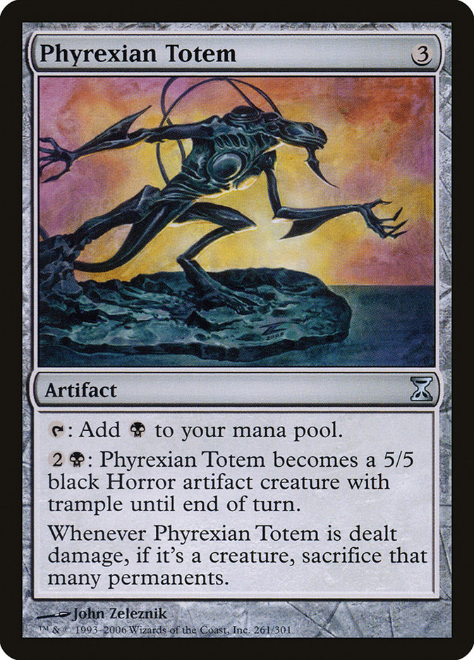 Magic the Gathering Card - Phyrexian Totem - MTG Circle