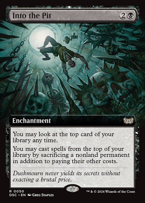 Magic the Gathering Card - Into the Pit - MTG Circle