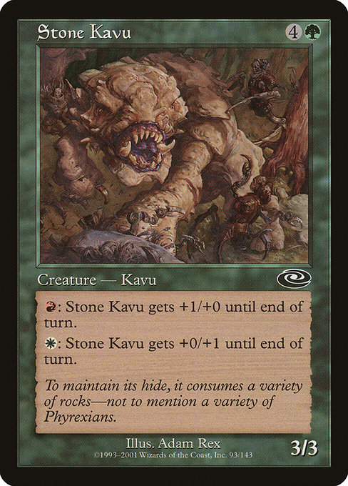 Magic the Gathering Card - Stone Kavu - MTG Circle