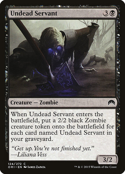 Magic the Gathering Card - Undead Servant - MTG Circle