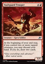 Magic the Gathering Card - Vaultguard Trooper - MTG Circle
