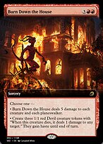 Magic the Gathering Card - Burn Down the House - MTG Circle