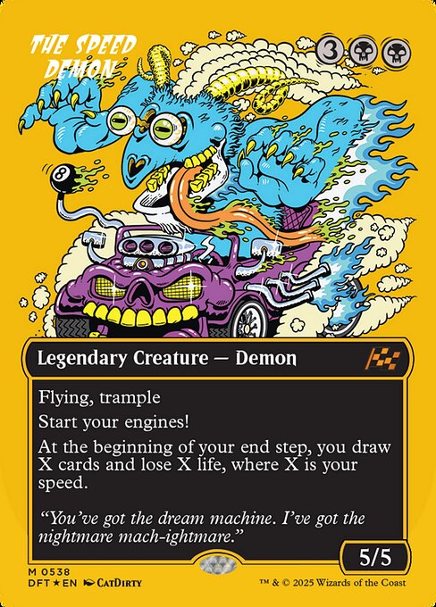 Magic the Gathering Card - The Speed Demon - MTG Circle