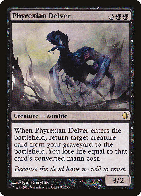 Magic the Gathering Card - Phyrexian Delver - MTG Circle