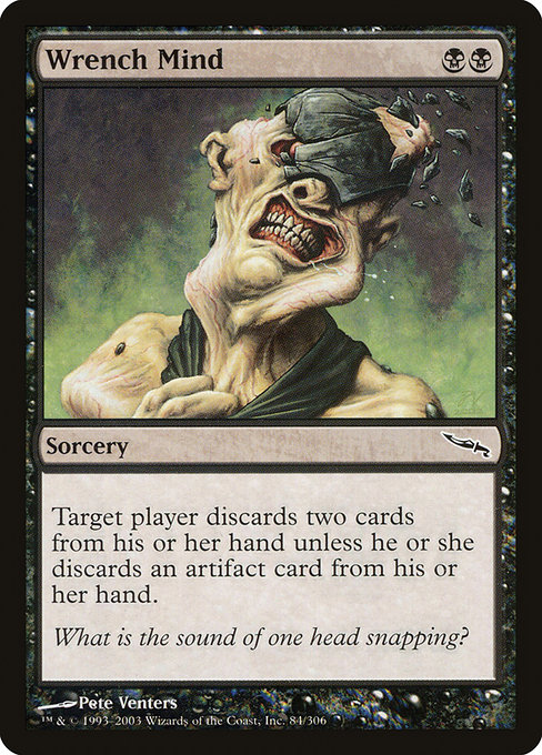 Magic the Gathering Card - Wrench Mind - MTG Circle