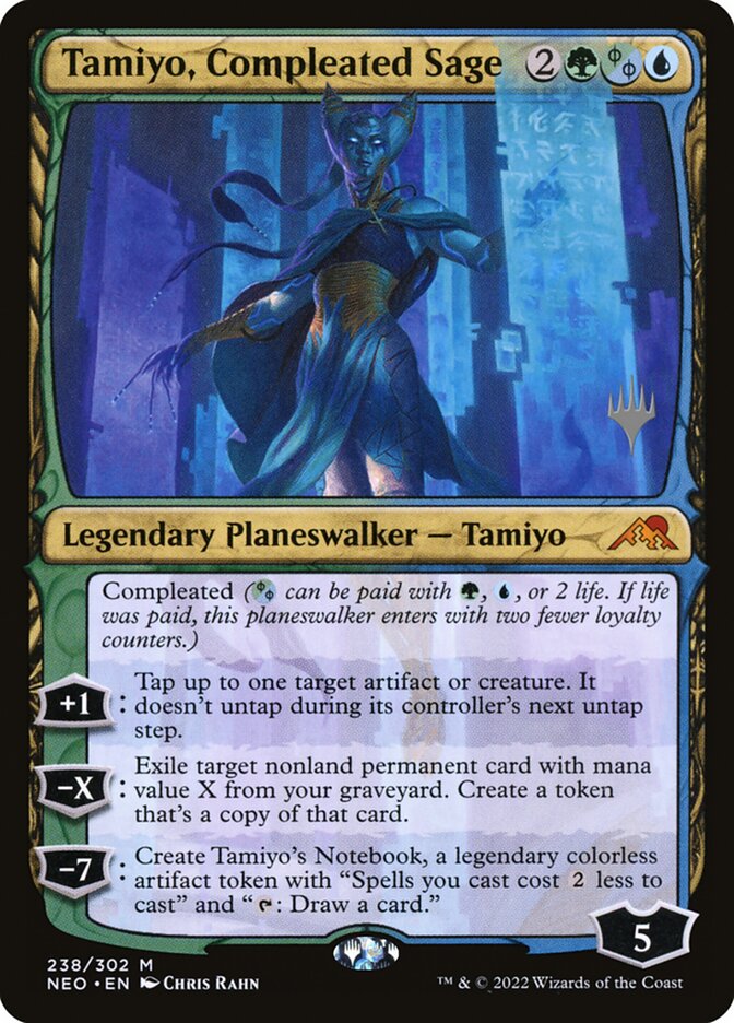 Magic the Gathering Card - Tamiyo, Compleated Sage - MTG Circle