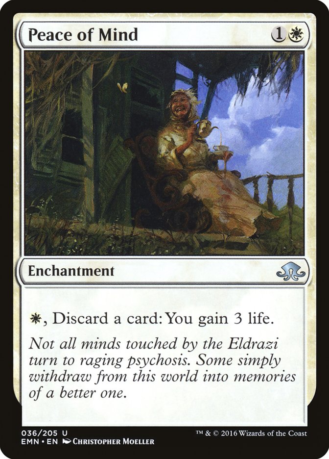 Magic the Gathering Card - Peace of Mind - MTG Circle