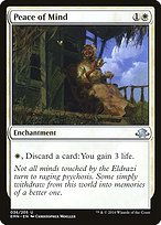 Magic the Gathering Card - Peace of Mind - MTG Circle