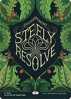 Magic the Gathering Card - Steely Resolve // Steely Resolve - MTG Circle