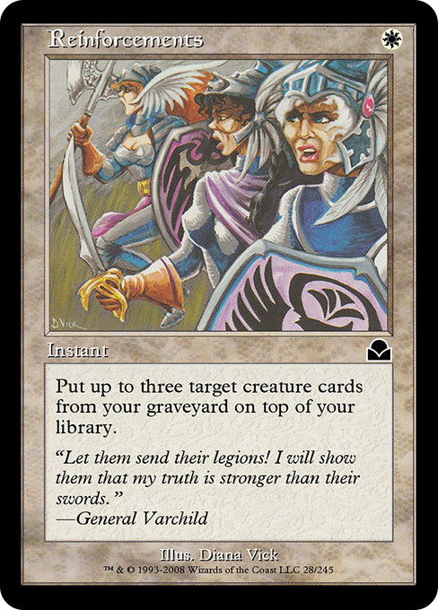 Magic the Gathering Card - Reinforcements - MTG Circle