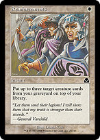 Magic the Gathering Card - Reinforcements - MTG Circle
