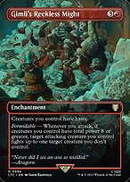 Magic the Gathering Card - Gimli's Reckless Might - MTG Circle