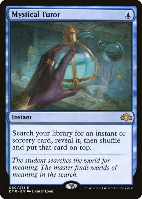 Magic the Gathering Card - Mystical Tutor - MTG Circle