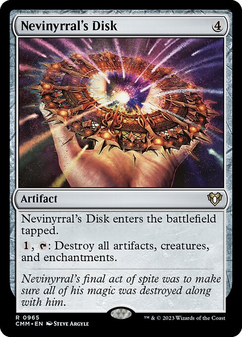 Magic the Gathering Card - Nevinyrral's Disk - MTG Circle