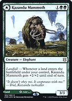 Magic the Gathering Card - Kazandu Mammoth // Kazandu Valley - MTG Circle