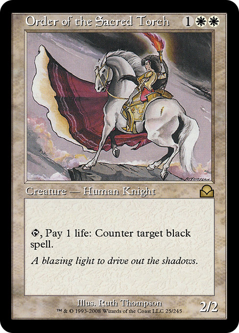Magic the Gathering Card - Order of the Sacred Torch - MTG Circle