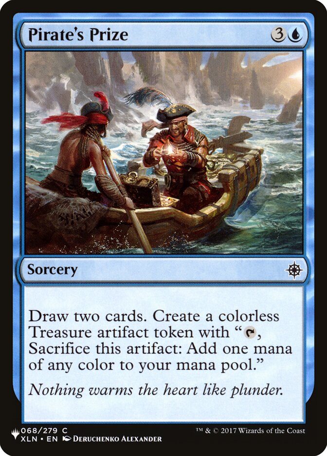 Magic the Gathering Card - Pirate's Prize - MTG Circle