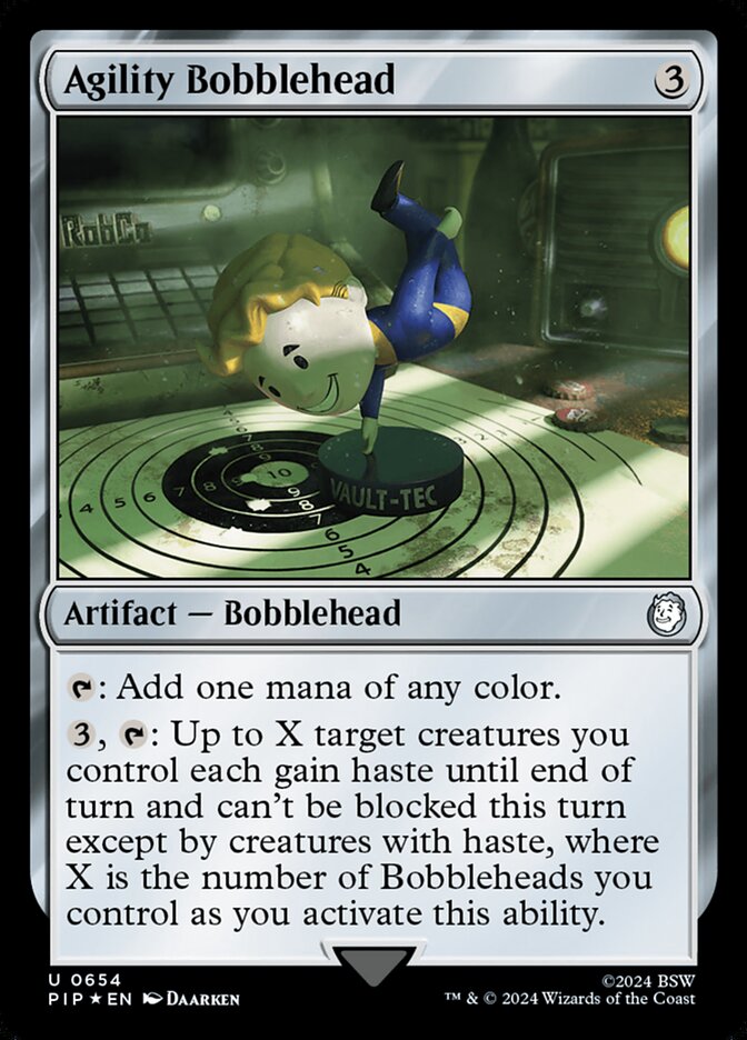 Magic the Gathering Card - Agility Bobblehead - MTG Circle