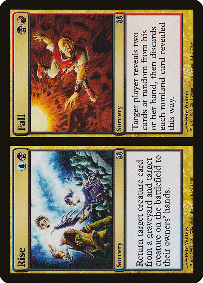 Magic the Gathering Card - Rise // Fall - MTG Circle