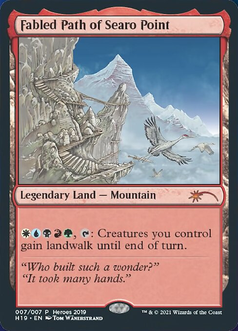 Magic the Gathering Card - Fabled Path of Searo Point - MTG Circle