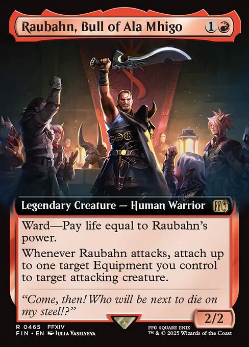 Magic the Gathering Card - Raubahn, Bull of Ala Mhigo - MTG Circle