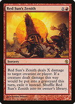 Magic the Gathering Card - Red Sun's Zenith - MTG Circle