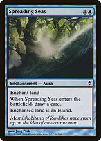 Magic the Gathering Card - Spreading Seas - MTG Circle