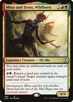 Magic the Gathering Card - Mina and Denn, Wildborn - MTG Circle