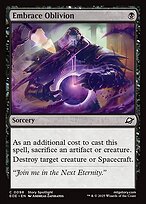 Magic the Gathering Card - Embrace Oblivion - MTG Circle