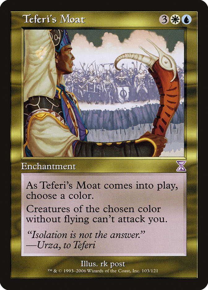 Magic the Gathering Card - Teferi's Moat - MTG Circle