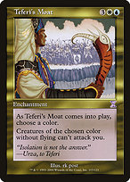 Magic the Gathering Card - Teferi's Moat - MTG Circle
