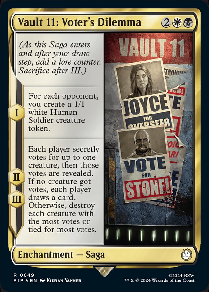 Magic the Gathering Card - Vault 11: Voter's Dilemma - MTG Circle