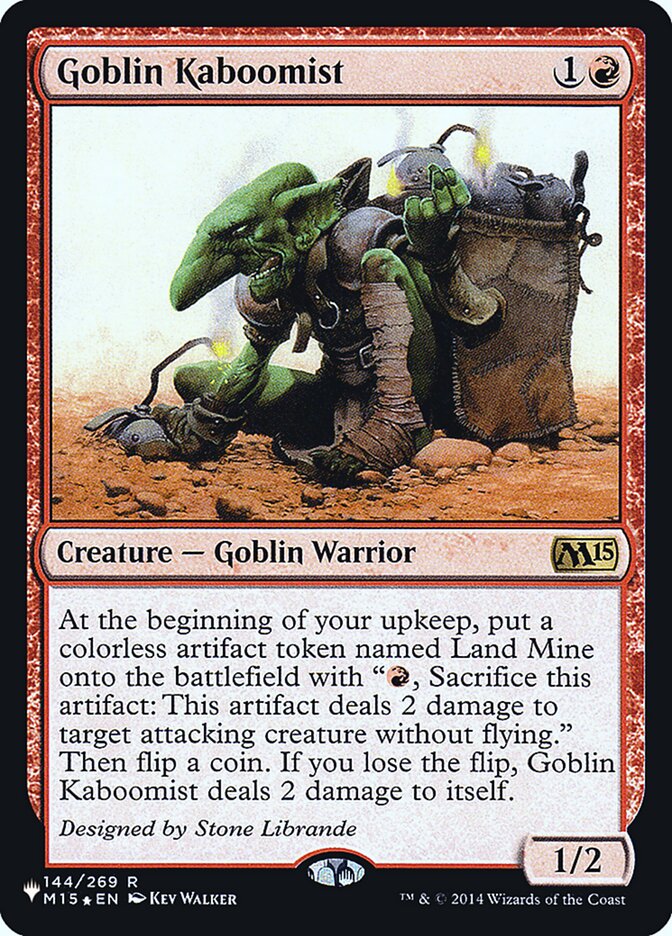 Magic the Gathering Card - Goblin Kaboomist - MTG Circle