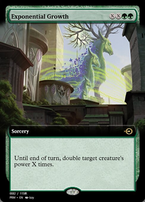 Magic the Gathering Card - Exponential Growth - MTG Circle