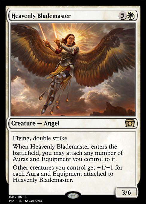 Magic the Gathering Card - Heavenly Blademaster - MTG Circle