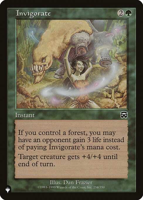 Magic the Gathering Card - Invigorate - MTG Circle