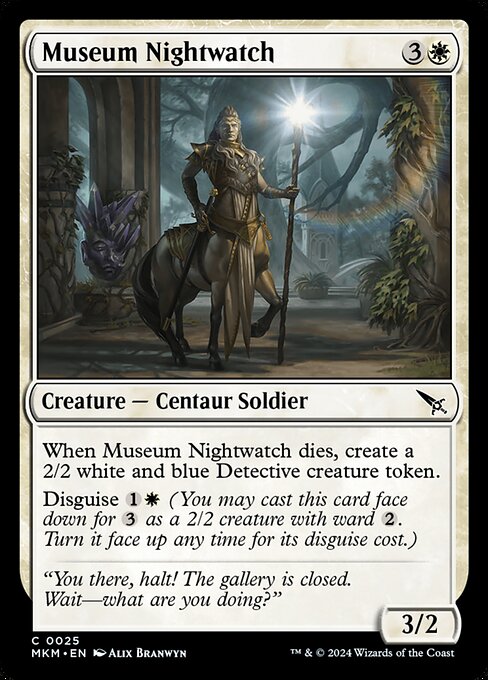 Magic the Gathering Card - Museum Nightwatch - MTG Circle