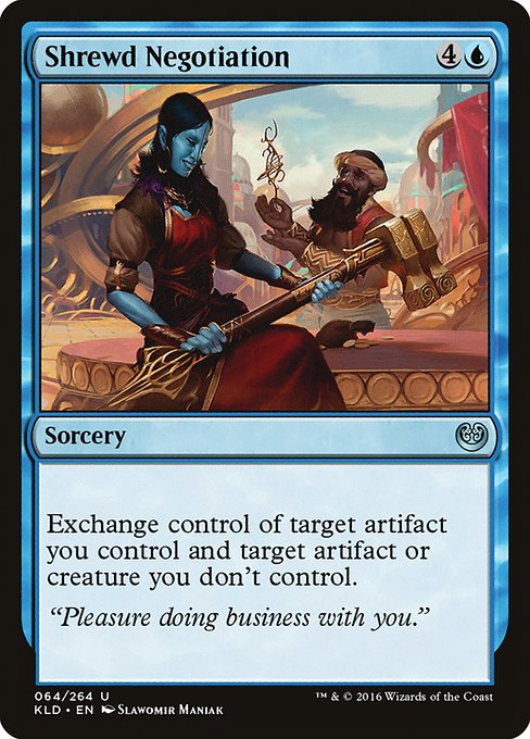 Magic the Gathering Card - Shrewd Negotiation - MTG Circle
