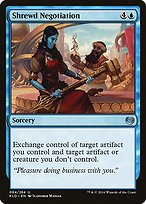 Magic the Gathering Card - Shrewd Negotiation - MTG Circle